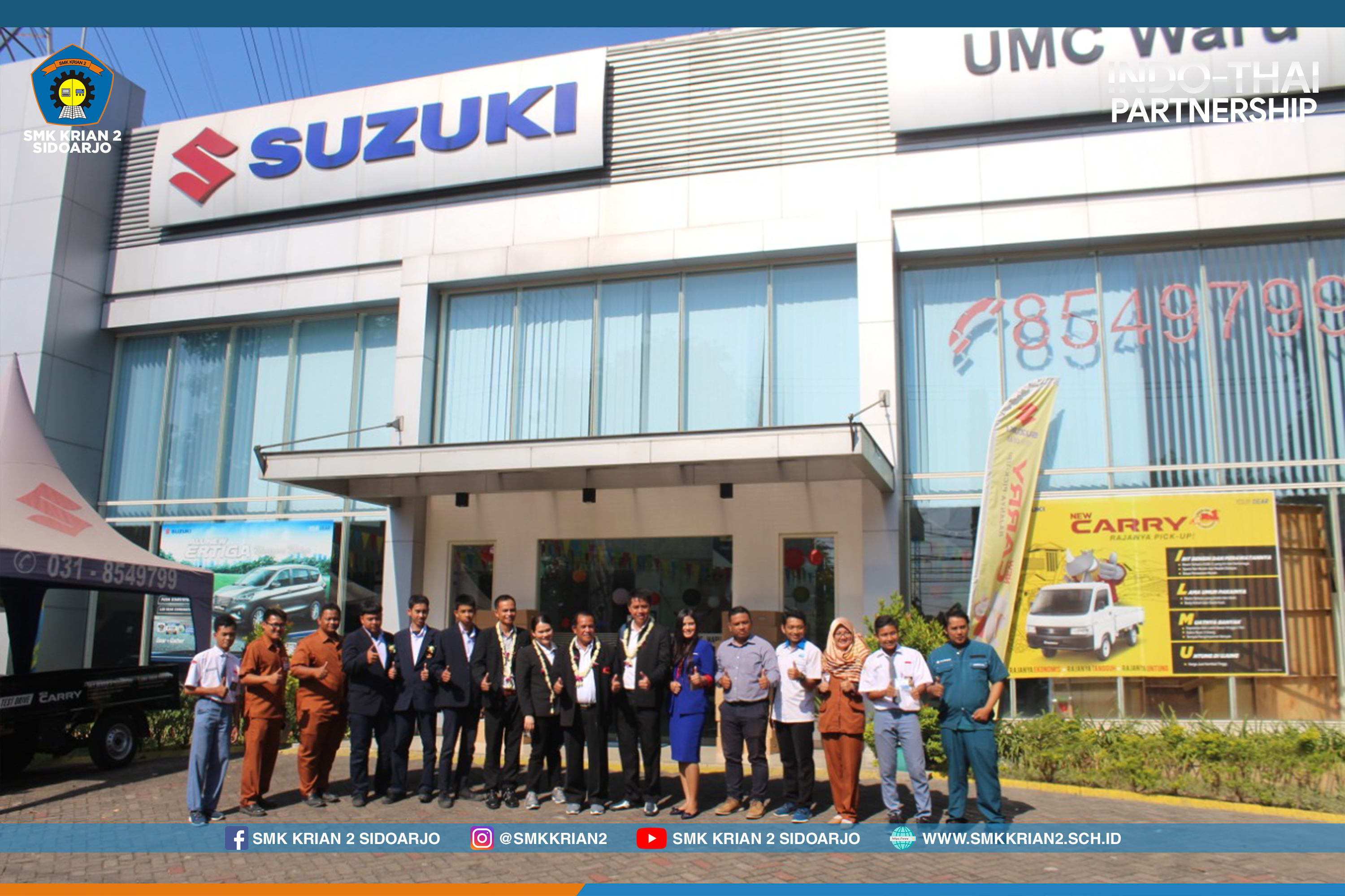 Muaklek Technical College Berkunjung ke Suzuki UMC Waru SMK KRIAN 2